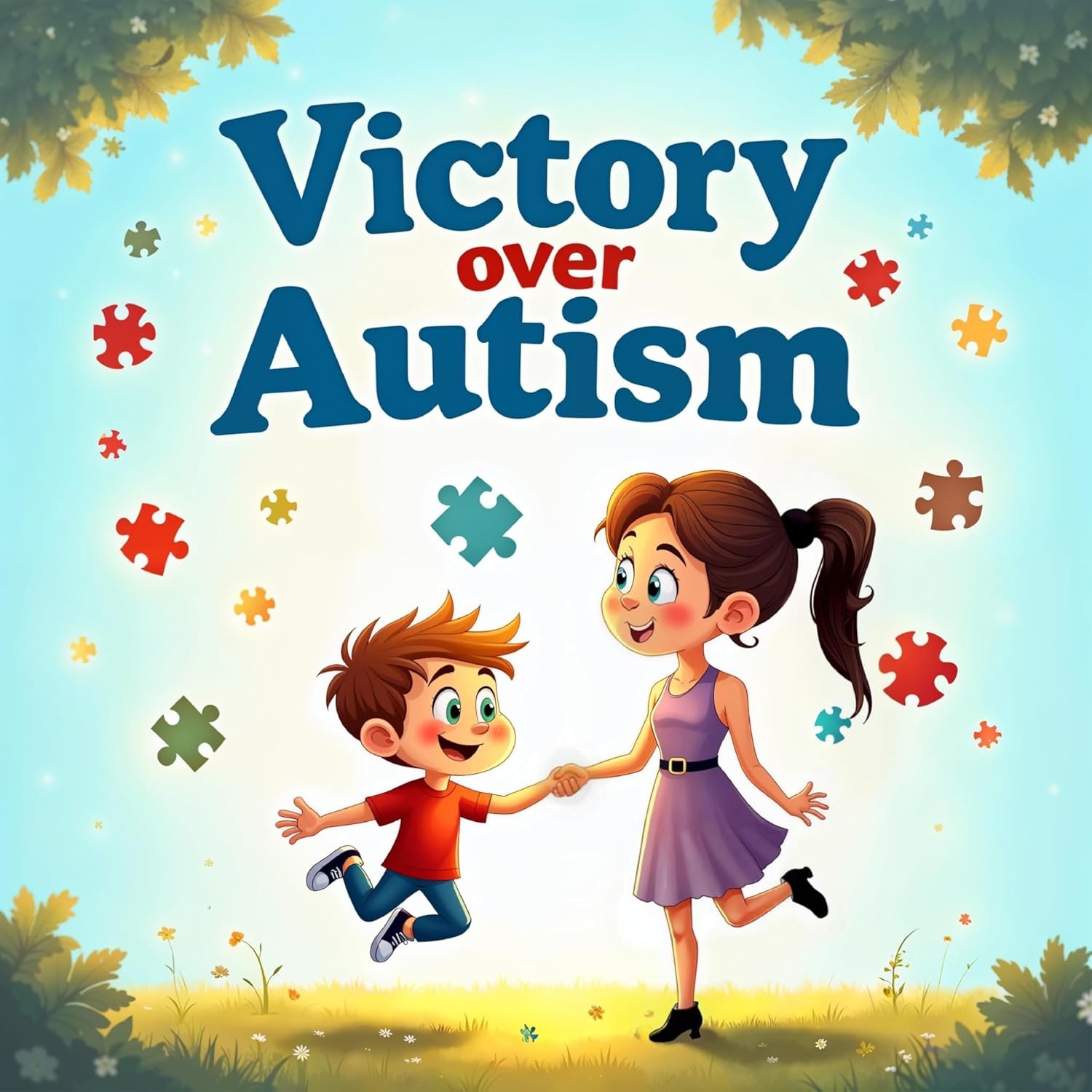 Victory Over Autism A Heartwarming Stories book for kids of James and His Mother, Eva