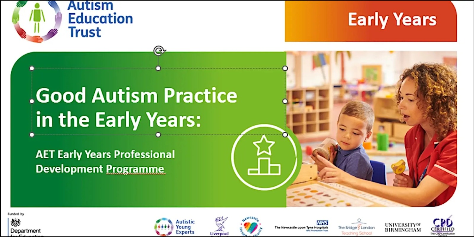 Derbyshire EYSEN - AET Good Autism Practice