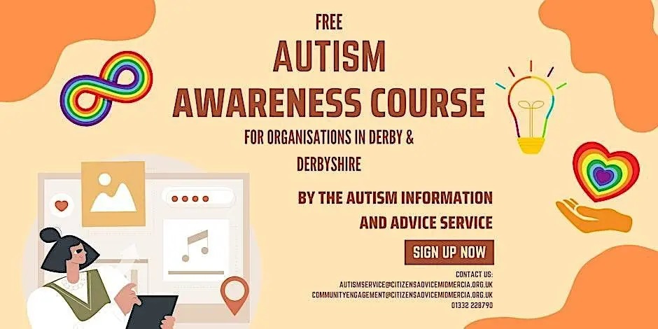 FREE Autism Awareness Course for Organisations in Derby and Derbyshire